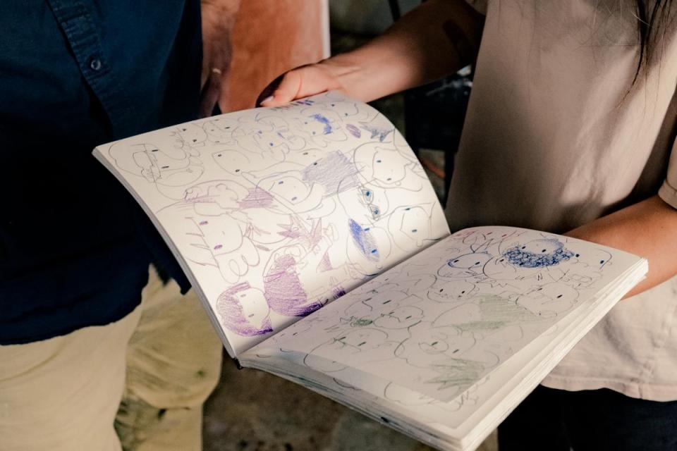 giorgiko sketchbook of drawings